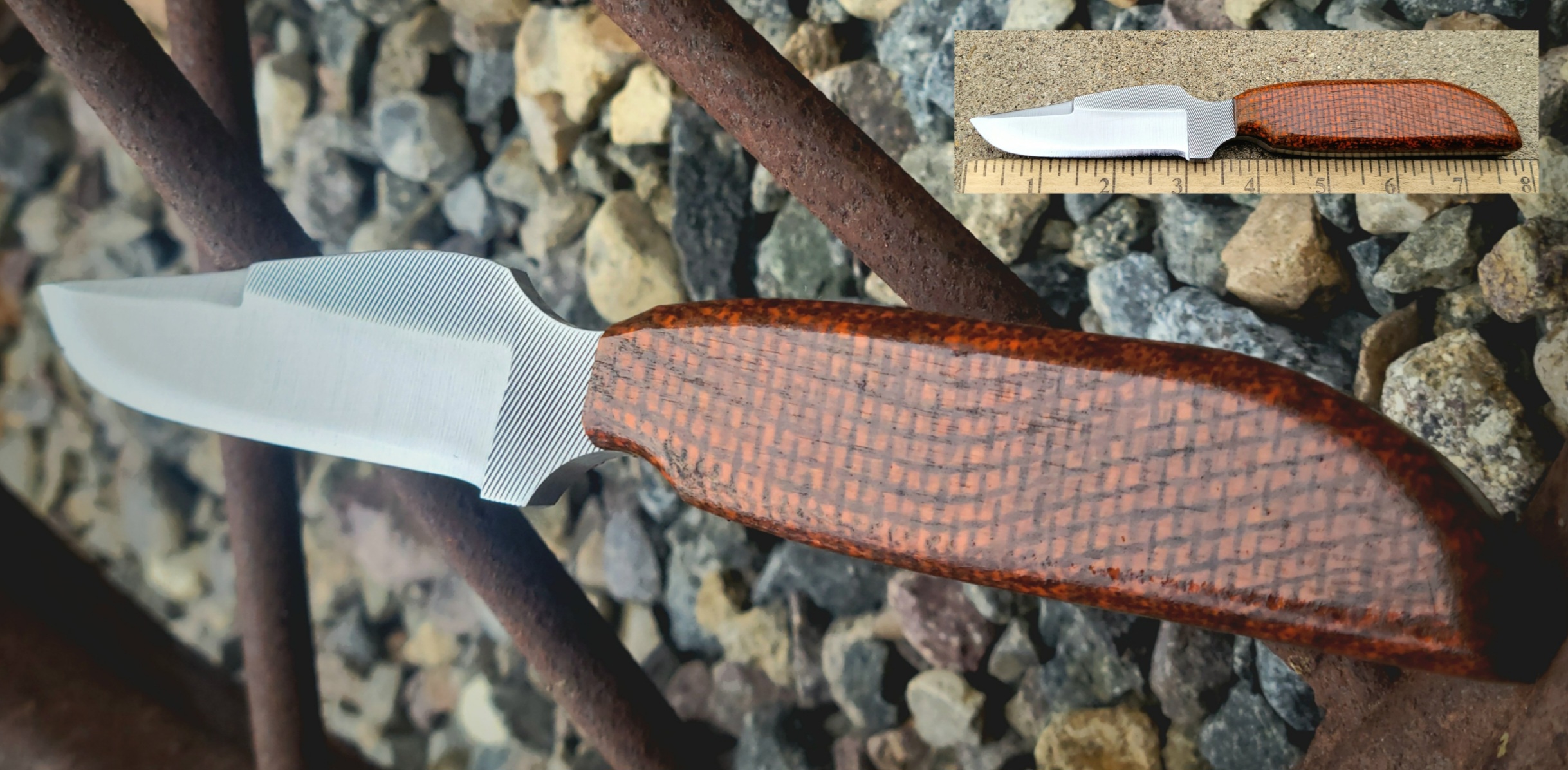 12F WICKED DROP-PREMIUM BURLAP MICARTA-BURNT SIENNA - Click Image to Close