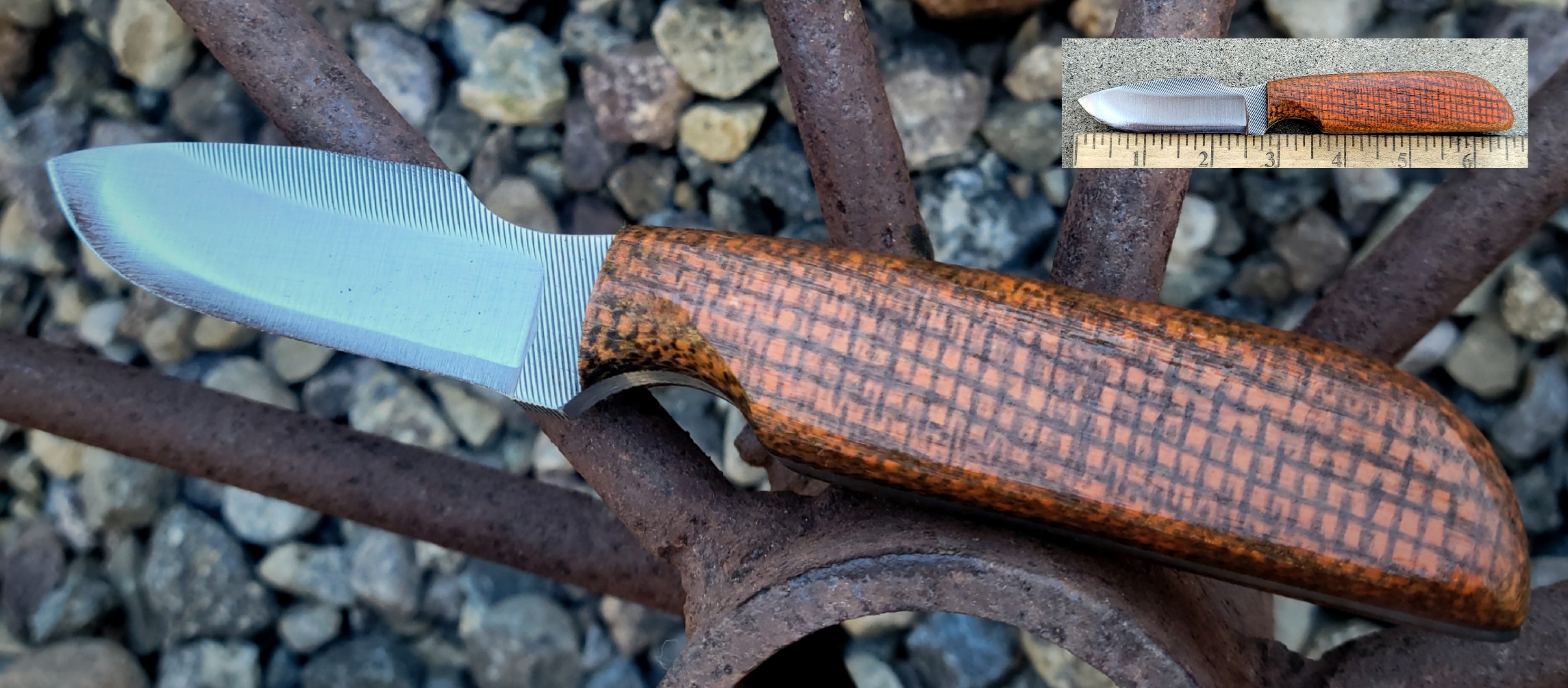 10F WRANGLER-PREMIUM BURLAP MICARTA-BURNT ORANGE