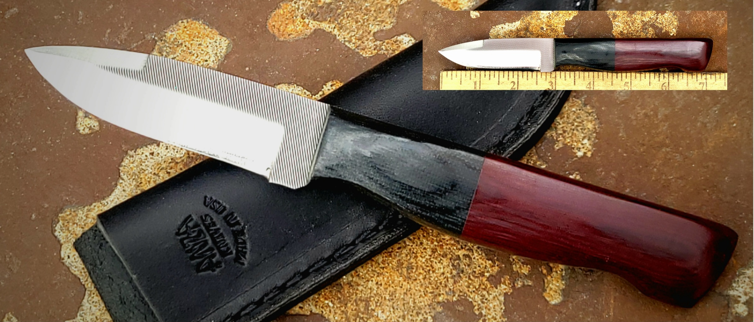 10F BURGUNDY LINEN MICARTA-POLISHED