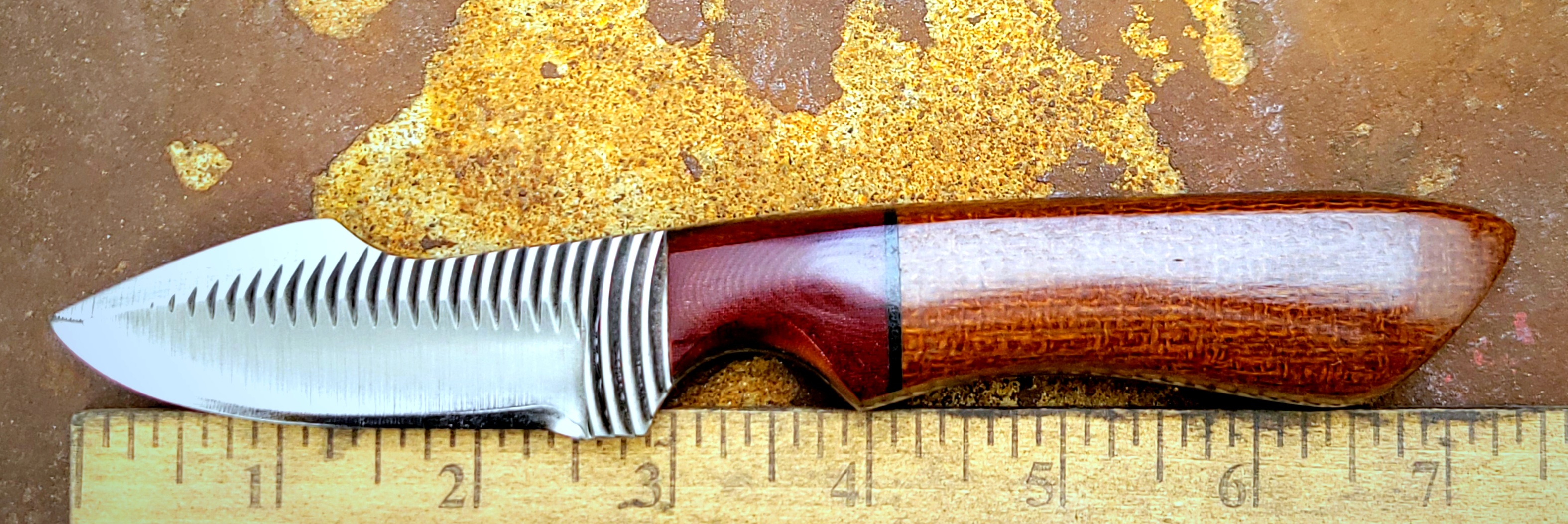 12F VIPER-CURVETOOTH-MICARTA-POLISHED