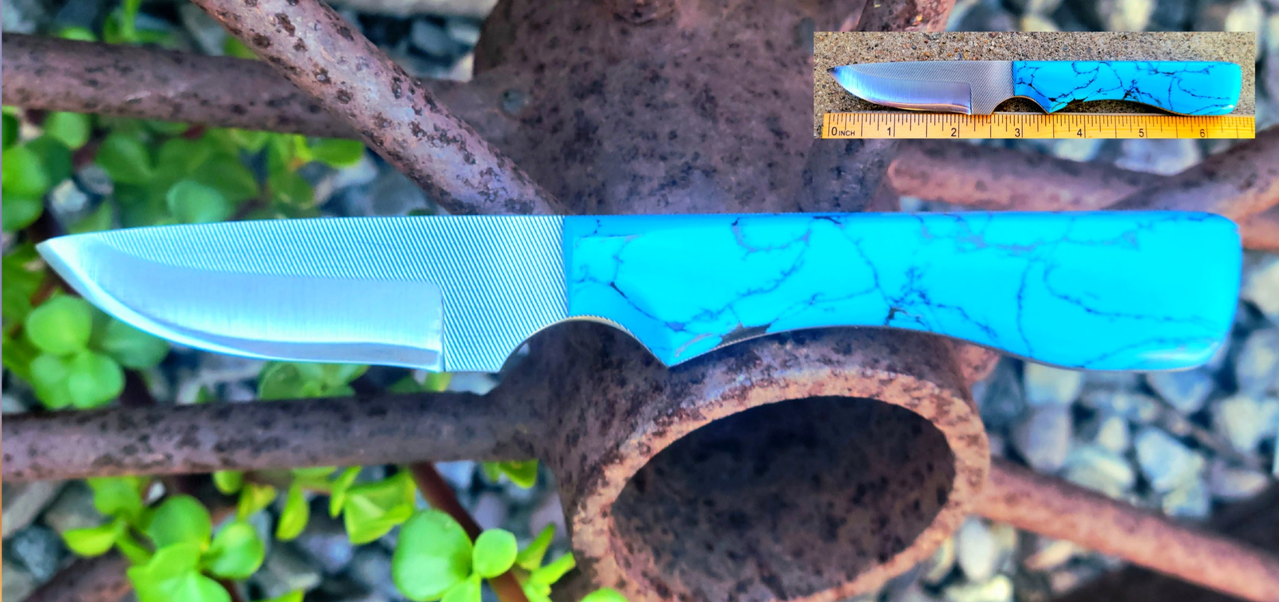 10F KERN RIVER-TURQUOISE-SATIN POLISH