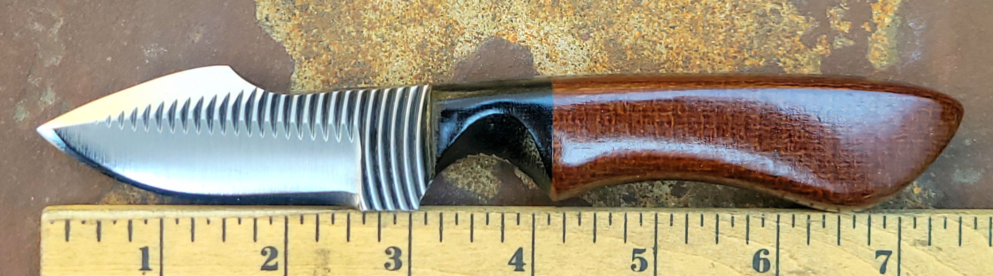 12F VIPER-CURVETOOTH-MICARTA-POLISHED