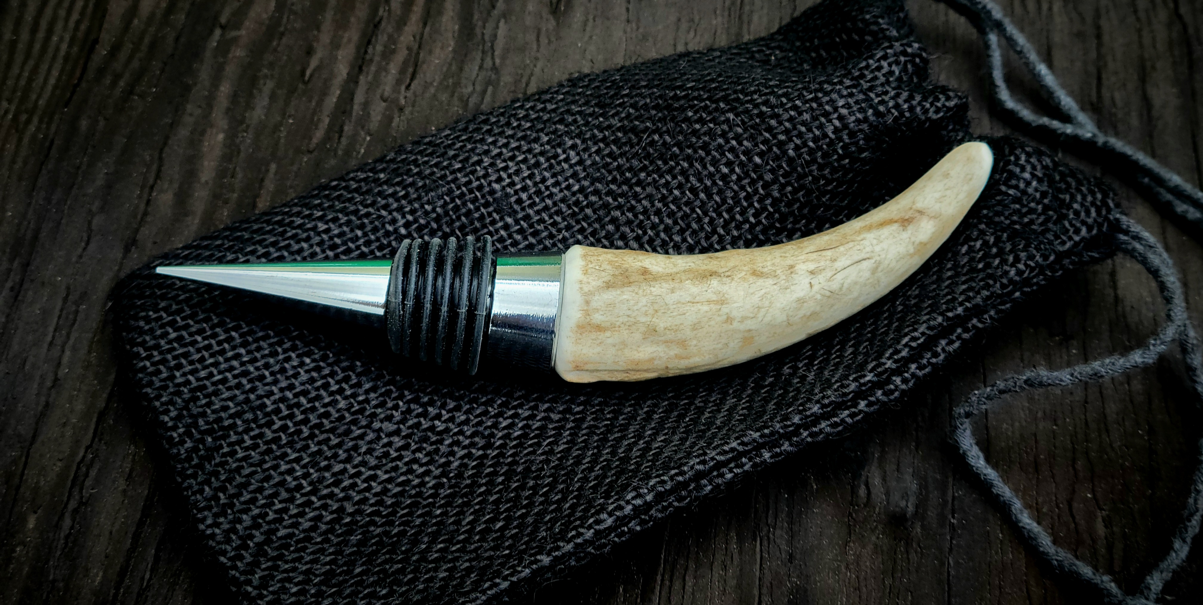 GENUINE ELK ANTLER BOTTLE STOP