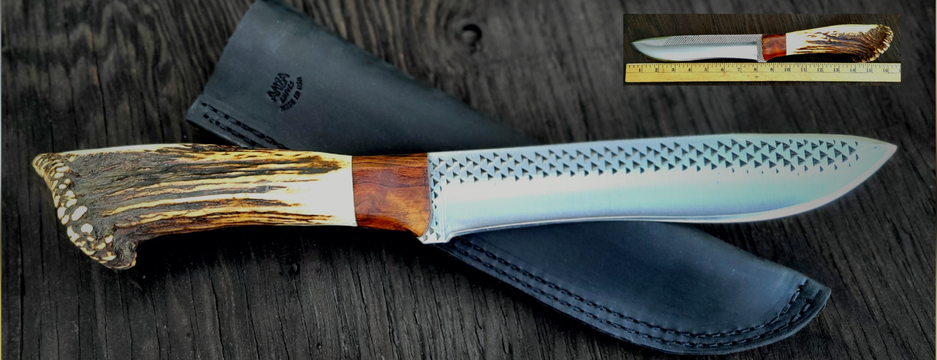 CUSTOM HORSESHOE FILE ELK CROWN