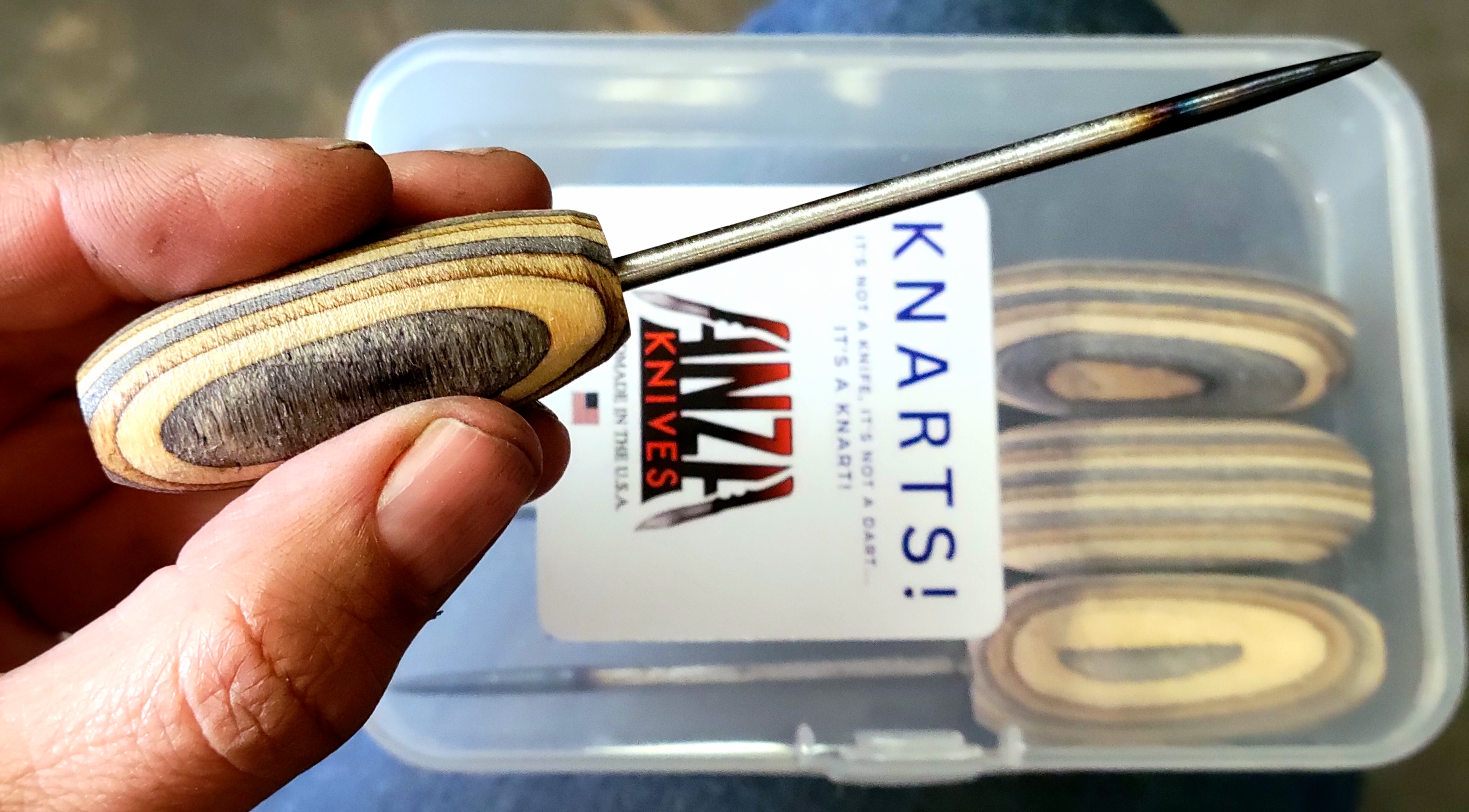 KNARTS-BUCKSKIN WOOD SET OF 4!!