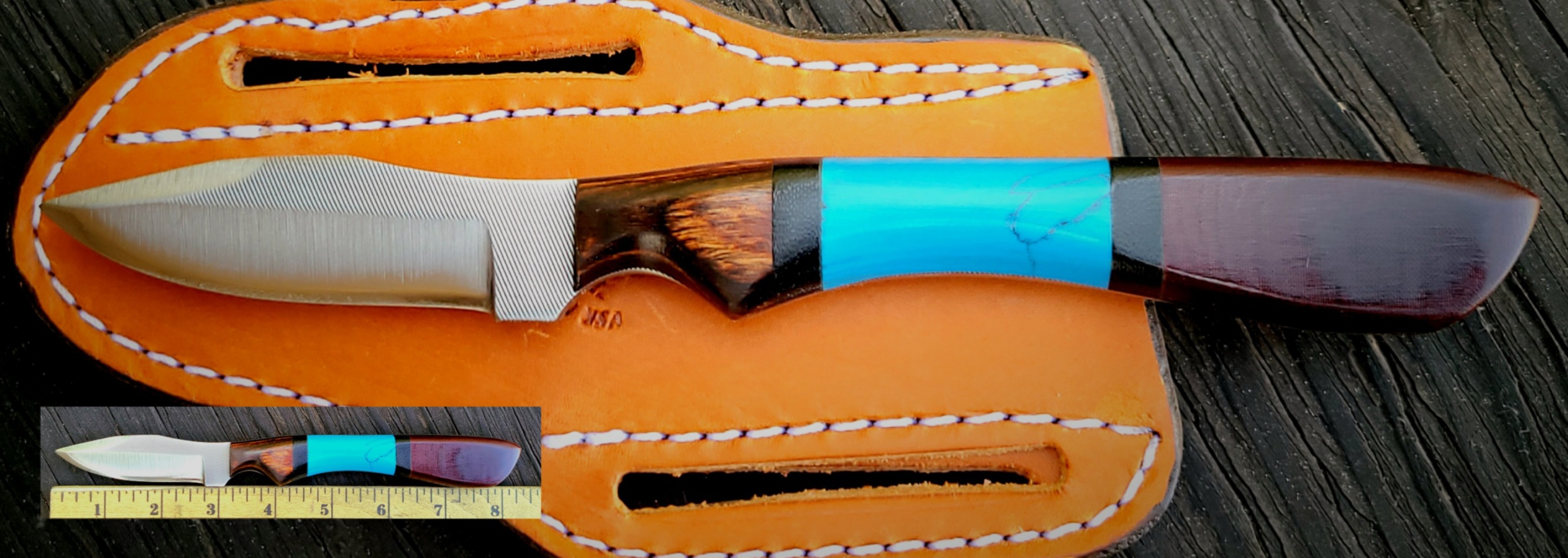 10F (PC) TURQUOISE WALNUT MERLOT MICARTA