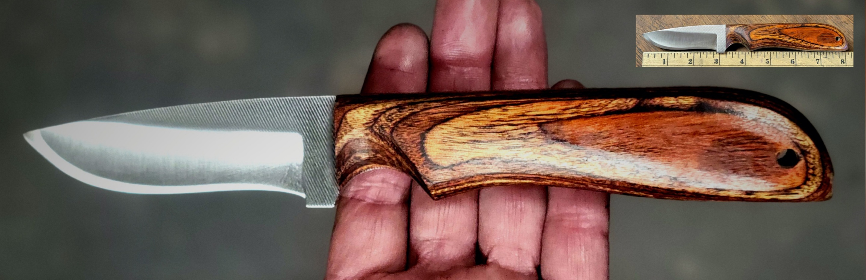 12F BIG HANDLED KNIFE FOR BIG HANDS-WALNUT-LHH!