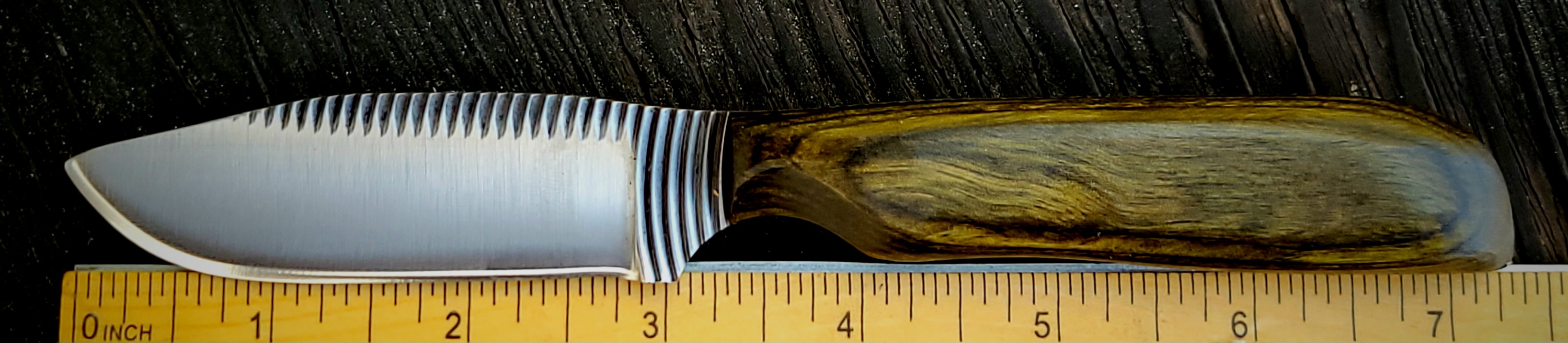 10F BORDER KNIFE-CURVETOOTH-CAMO GREEN