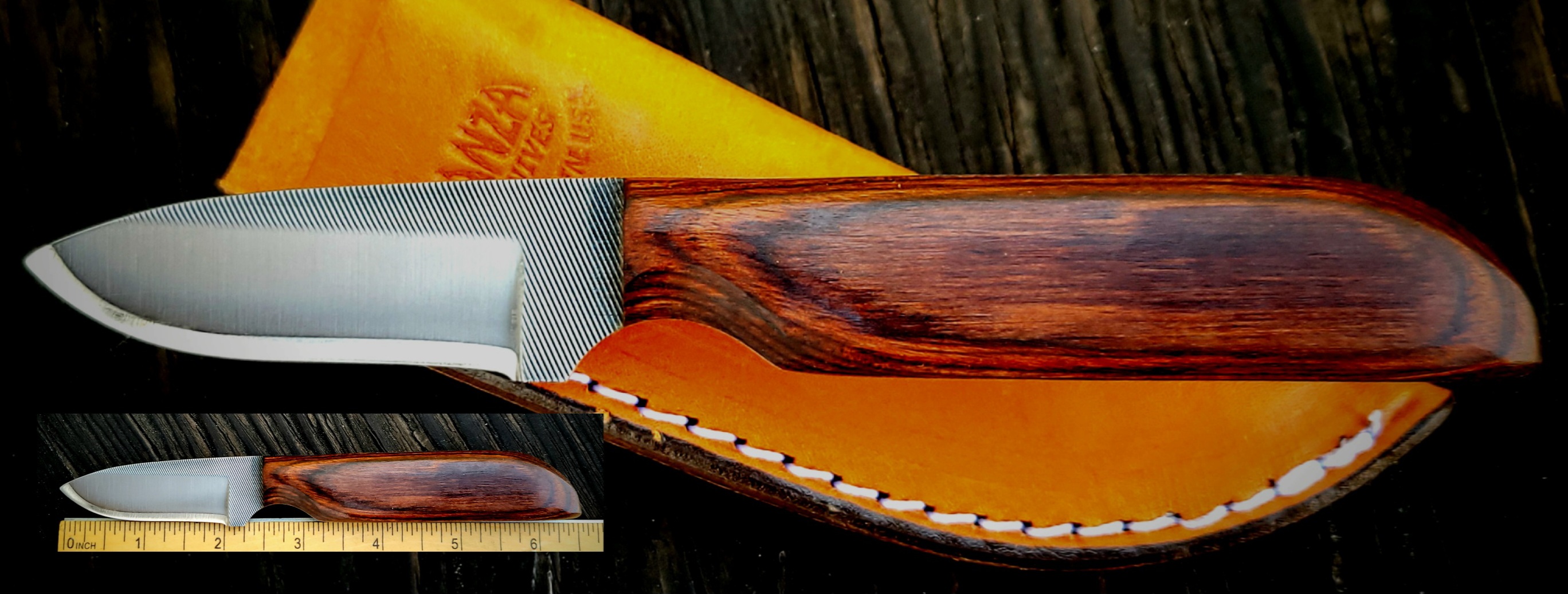 10F WORK KNIFE-WALNUT