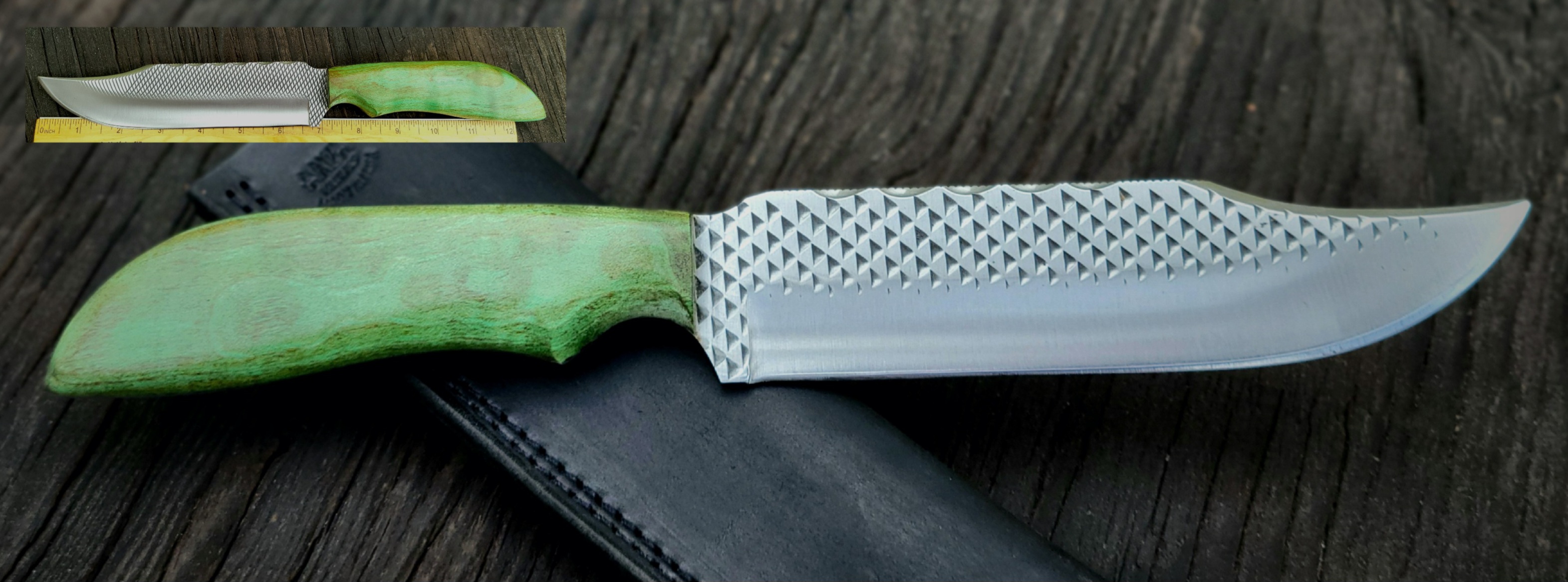 BIG HORSESHOE FILE-GREEN WOOD