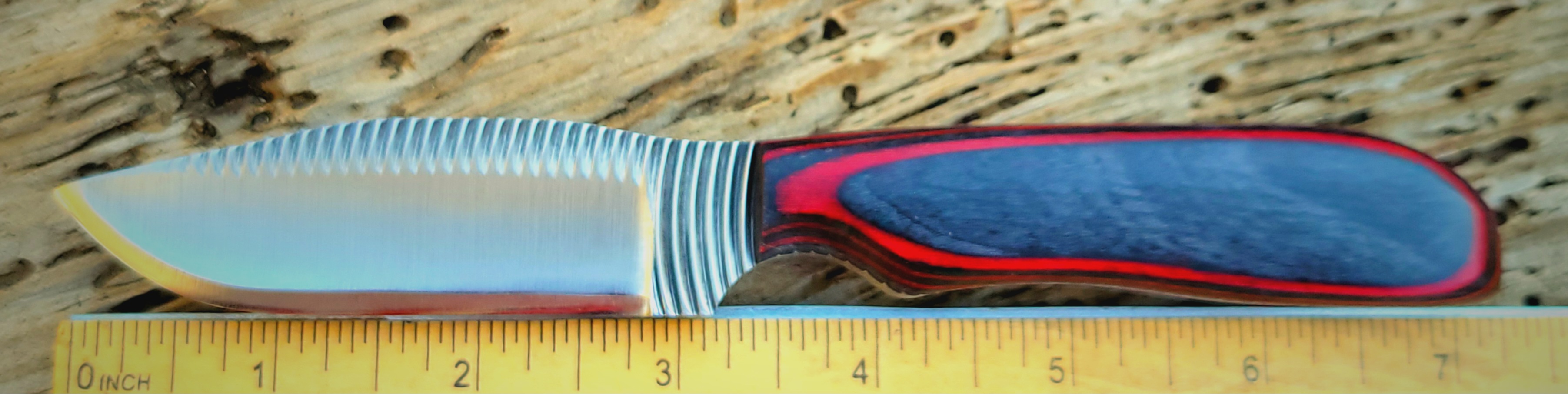 10F BORDER KNIFE-CURVETOOTH-RED/BLK