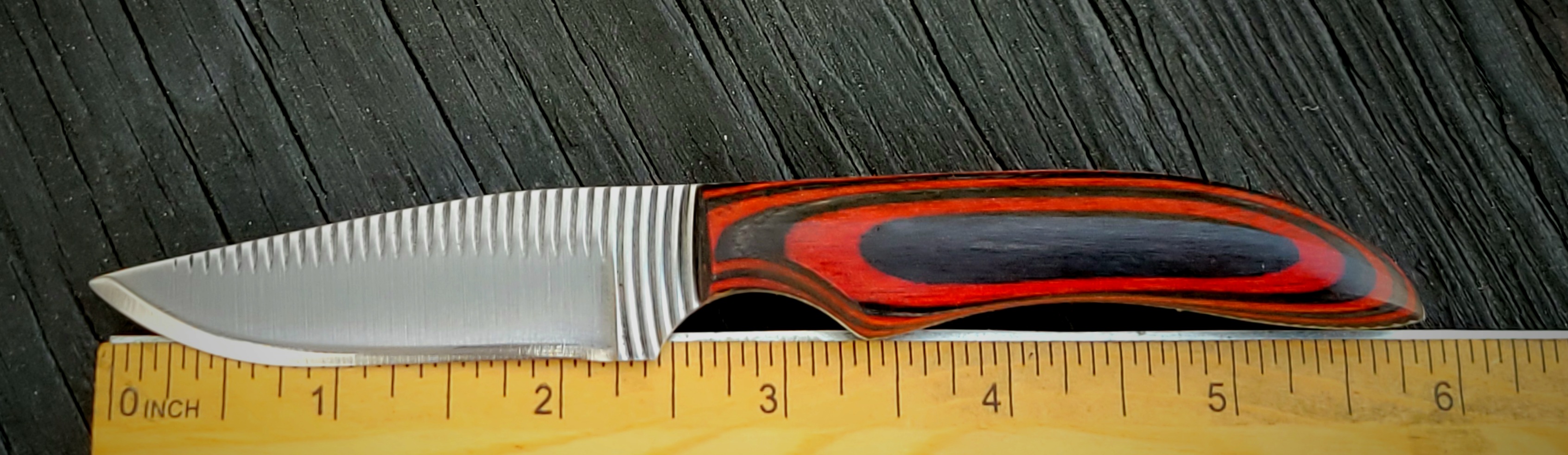 8F BAMBINO CURVETOOTH-RED/BLACK
