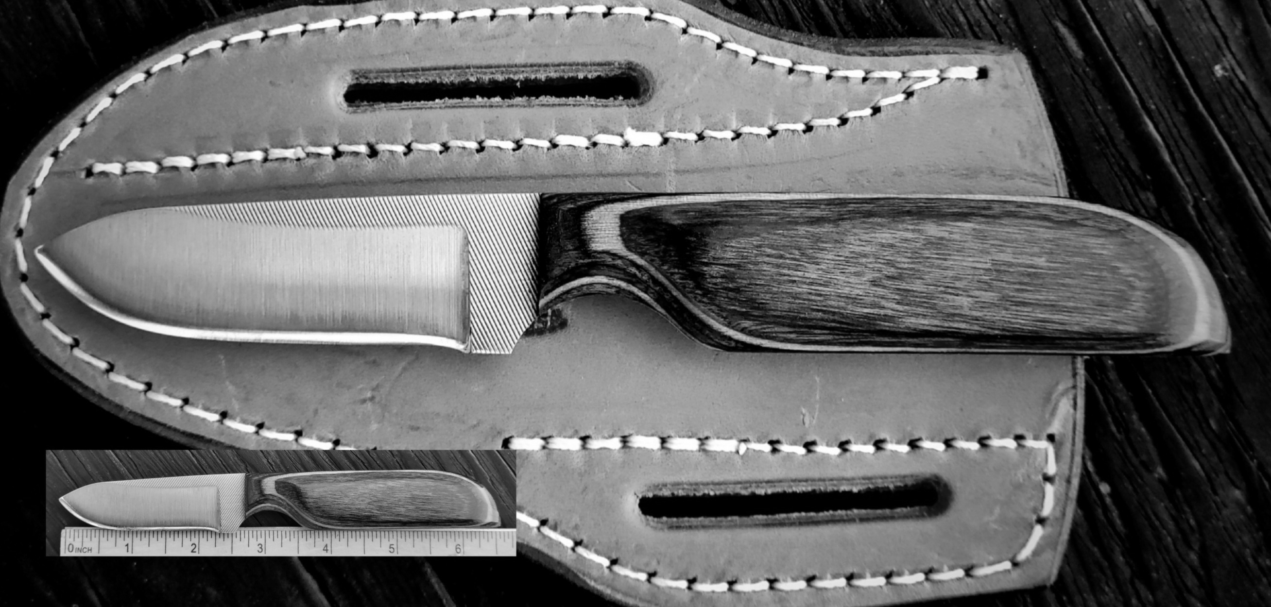(PC) 10F WORK KNIFE-MIX WOOD VARIETY